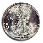 1943 Walking Liberty Half Dollar MS-64 CACG