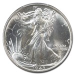 1943 Walking Liberty Half Dollar MS-66 PCGS