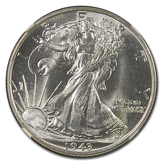 1943 Walking Liberty Half Dollar MS-67 NGC 1943 Walking Liberty Half Dollar MS-67 NGC