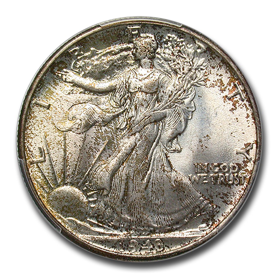 1943 Walking Liberty Half Dollar MS-67 PCGS