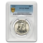 1943 Walking Liberty Half Dollar MS-68 PCGS