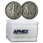 1943 Walking Liberty Halves 20-Coin Roll XF