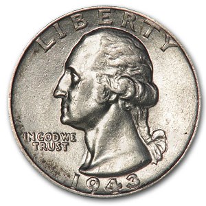 1943 Washington Quarter AU 1943 Washington Quarter AU