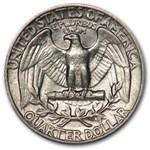 1943 Washington Quarter AU