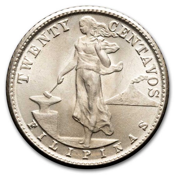 1944-1945-D Philippines 20 Centavos AU/BU (Random Dates) 1944-1945-D Philippines 20 Centavos AU/BU (Random Dates)