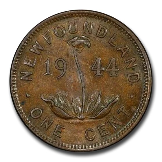 1944-C Newfoundland Cent George VI MS-61 PCGS (Brown) 1944-C Newfoundland Cent George VI MS-61 PCGS (Brown)