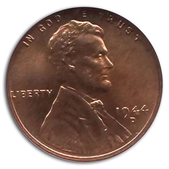 1944-D Lincoln Cent MS-67 NGC (Red)