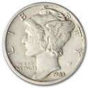 1944-D Mercury Dime AU