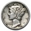 1944-D Mercury Dime Good/VF