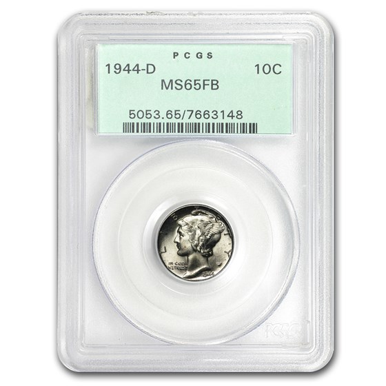1944-D Mercury Dime MS-65 PCGS (FSB) 1944-D Mercury Dime MS-65 PCGS (FSB)