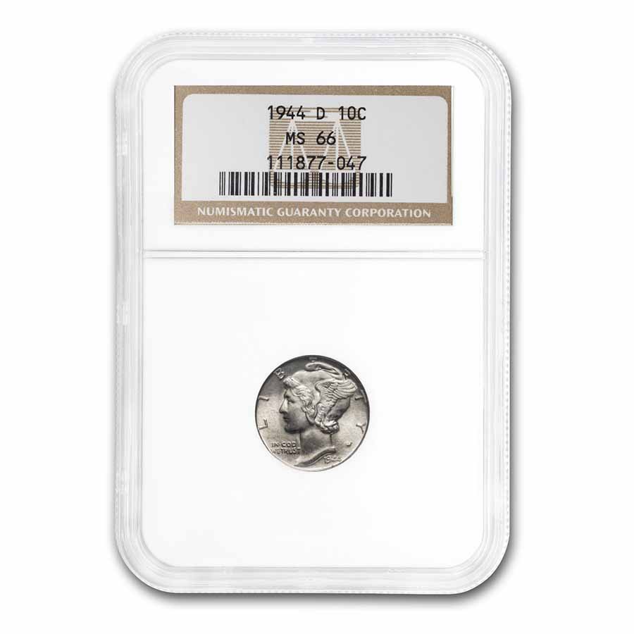 Buy 1944-D Mercury Dime MS-66 NGC | APMEX