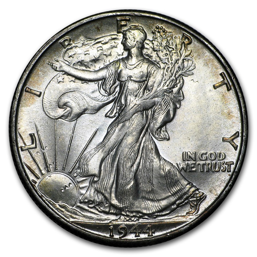 1944-D Walking Liberty Half Dollar BU