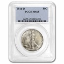 1944-D Walking Liberty Half Dollar MS-65 PCGS