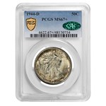 1944-D Walking Liberty Half Dollar MS-67+ PCGS CAC