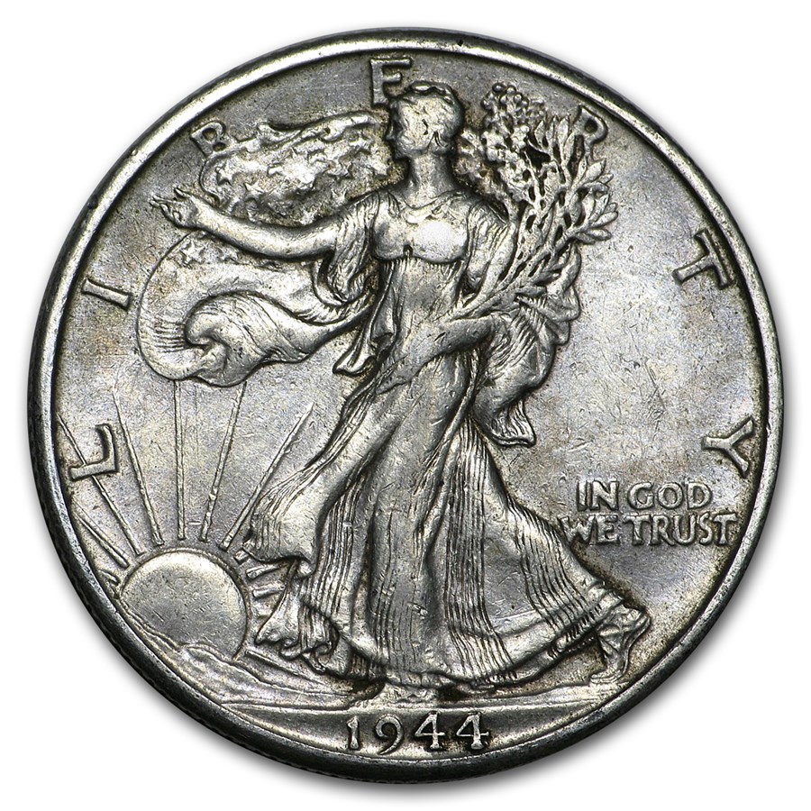 1944-D Walking Liberty Half Dollar XF