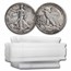 1944-D Walking Liberty Halves 20-Coin Roll XF