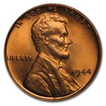 1944 Lincoln Cent 50-Coin Roll BU