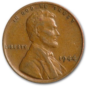 1944 Lincoln Cent Fine+ 1944 Lincoln Cent Fine+