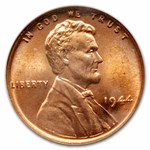 1944 Lincoln Cent MS-67 NGC (Red)