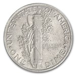 1944 Mercury Dime AU