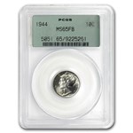1944 Mercury Dime MS-65 PCGS (FB)