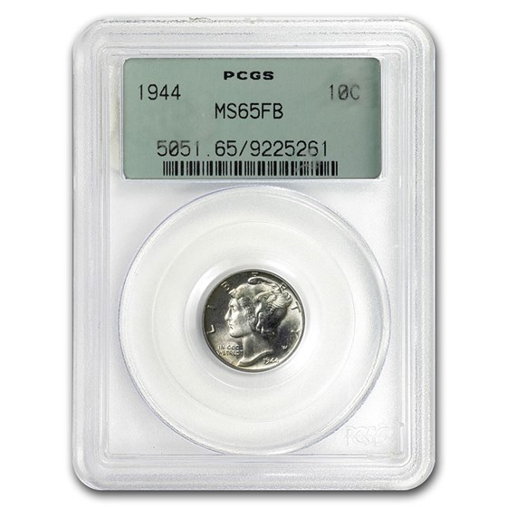 1944 Mercury Dime MS-65 PCGS (FB) 1944 Mercury Dime MS-65 PCGS (FB)