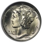 1944 Mercury Dime MS-66 NGC