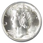 1944 Mercury Dime MS-66 PCGS (FB)