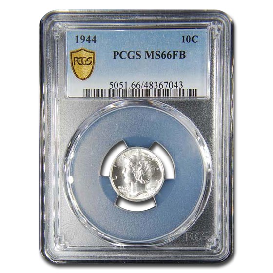 1944 Mercury Dime MS-66 PCGS (FB) 1944 Mercury Dime MS-66 PCGS (FB)