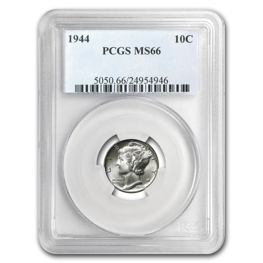 1944 Mercury Dime MS-66 PCGS