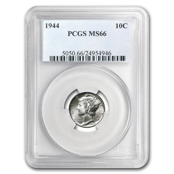 1944 Mercury Dime MS-66 PCGS 1944 Mercury Dime MS-66 PCGS