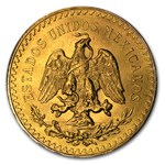 1944 Mexico Gold 50 Pesos BU