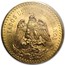 1944 Mexico Gold 50 Pesos MS-63 PCGS