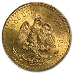 1944 Mexico Gold 50 Pesos MS-64 PCGS
