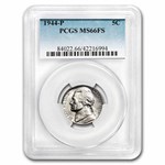 1944-P Jefferson Nickel MS-66 PCGS (FS)