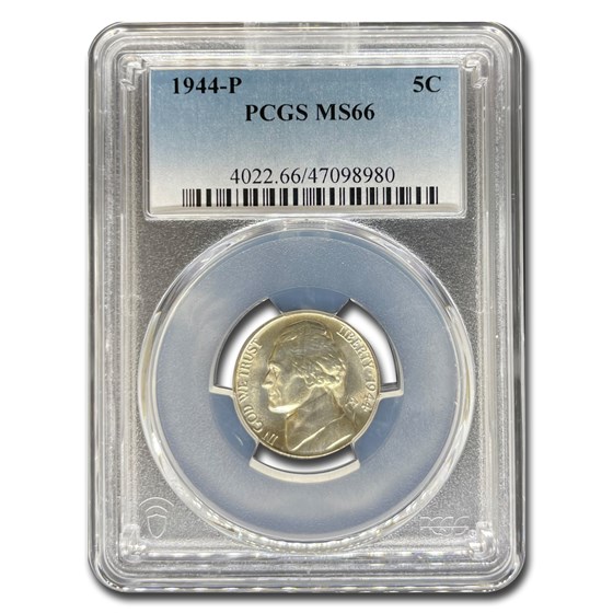 1944-P Jefferson Nickel MS-66 PCGS 1944-P Jefferson Nickel MS-66 PCGS