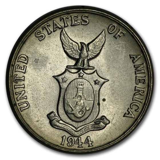 1944 Philippines 5 Centavos BU 1944 Philippines 5 Centavos BU