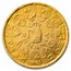 1944 Romania Gold 20 Lei 3 Kings Cleaned/Abrasions