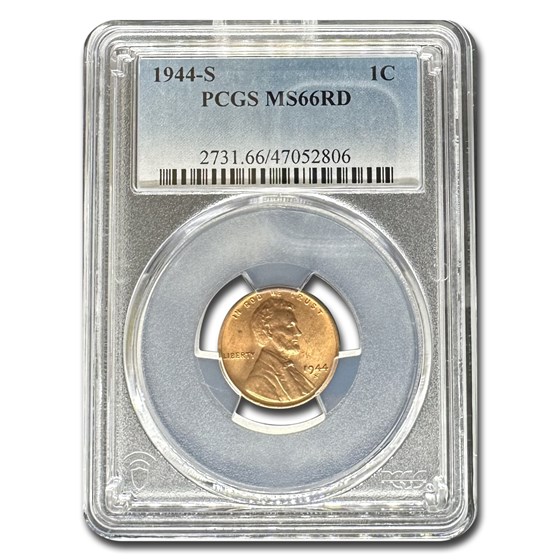 1944-S Lincoln Cent MS-66 PCGS (Red) 1944-S Lincoln Cent MS-66 PCGS (Red)
