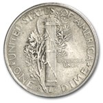 1944-S Mercury Dime AU