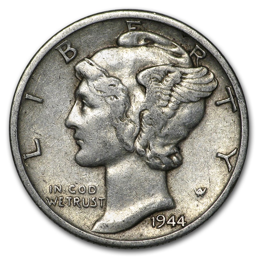 1944-S Mercury Dime Good/VF