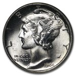 1944-S Mercury Dime MS-65 NGC (FB)