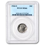 1944-S Mercury Dime MS-66 PCGS