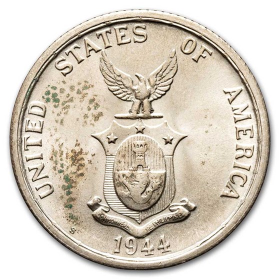 1944-S Philippines 50 Centavos BU 1944-S Philippines 50 Centavos BU