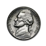 1944-S Silver Wartime Jefferson Nickel AU