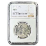 1944-S Walking Liberty Half Dollar MS-66 NGC
