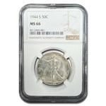 1944-S Walking Liberty Half Dollar MS-66 NGC