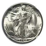 1944-S Walking Liberty Half Dollar MS-66+ NGC