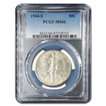 1944-S Walking Liberty Half Dollar MS-66 PCGS