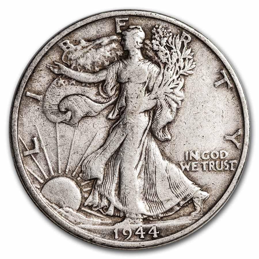 1944-S Walking Liberty Half Dollar XF